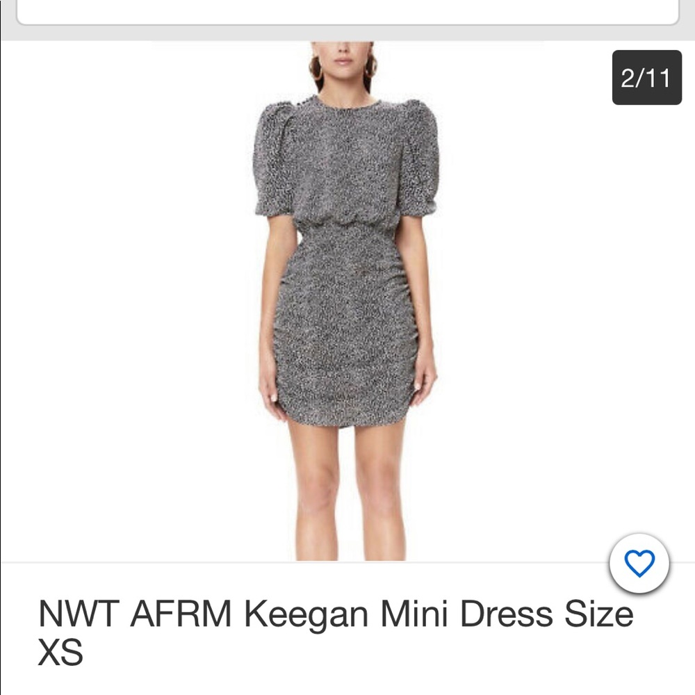 AFRM Keegan Mini Dress in Ditsy Print